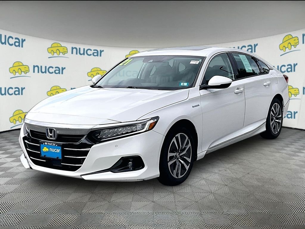 Used 2021 White Honda EX-L image 3