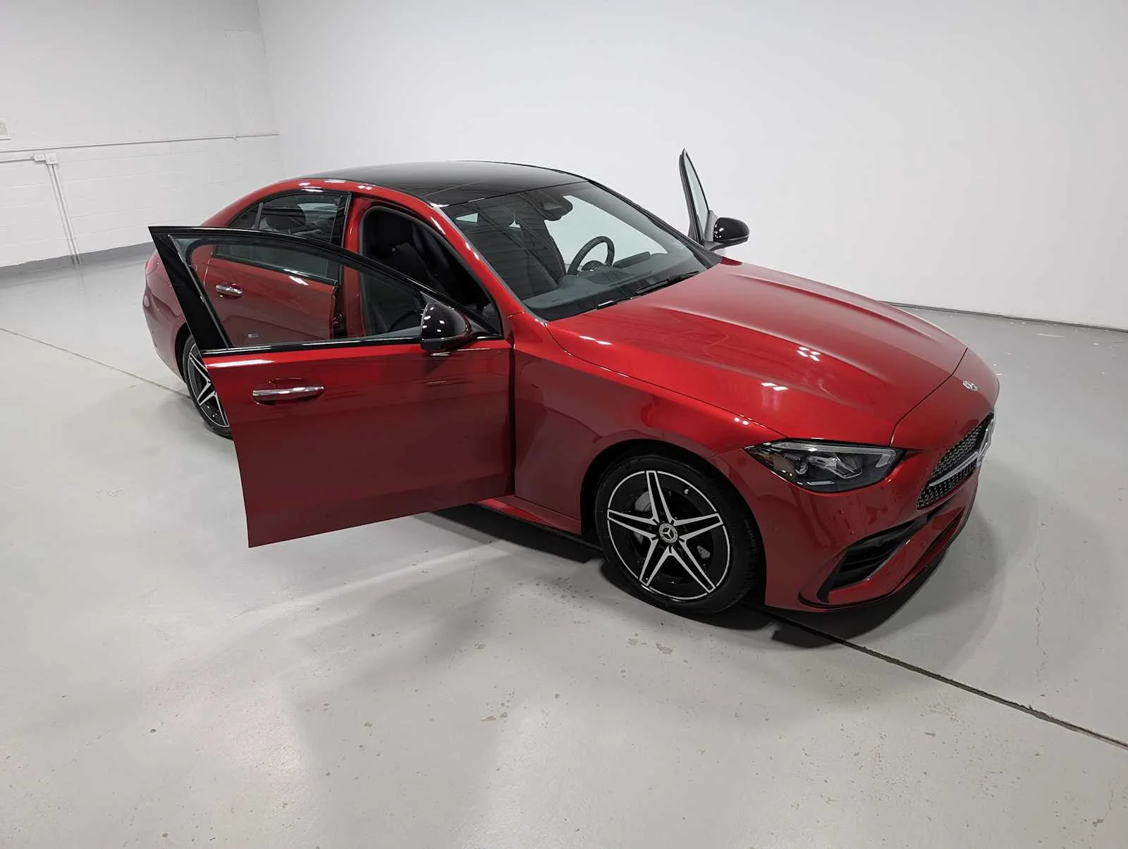 Certified Used 2023 MANUFAKTUR Cardinal Red Metallic Mercedes-Benz C 300 image 16