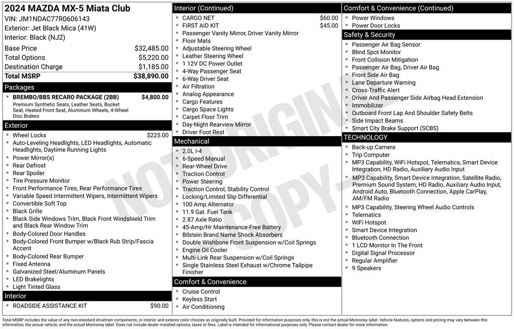 2024 Mazda MX-5 Miata Club - Photo 37