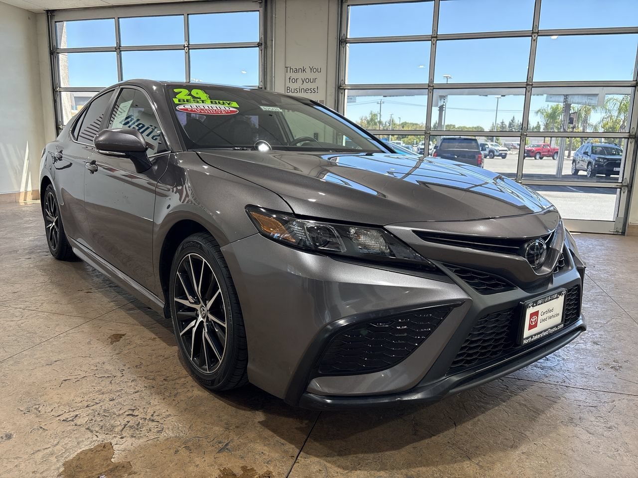 Certified Used 2024 Predawn Gray Mica Toyota SE image 4