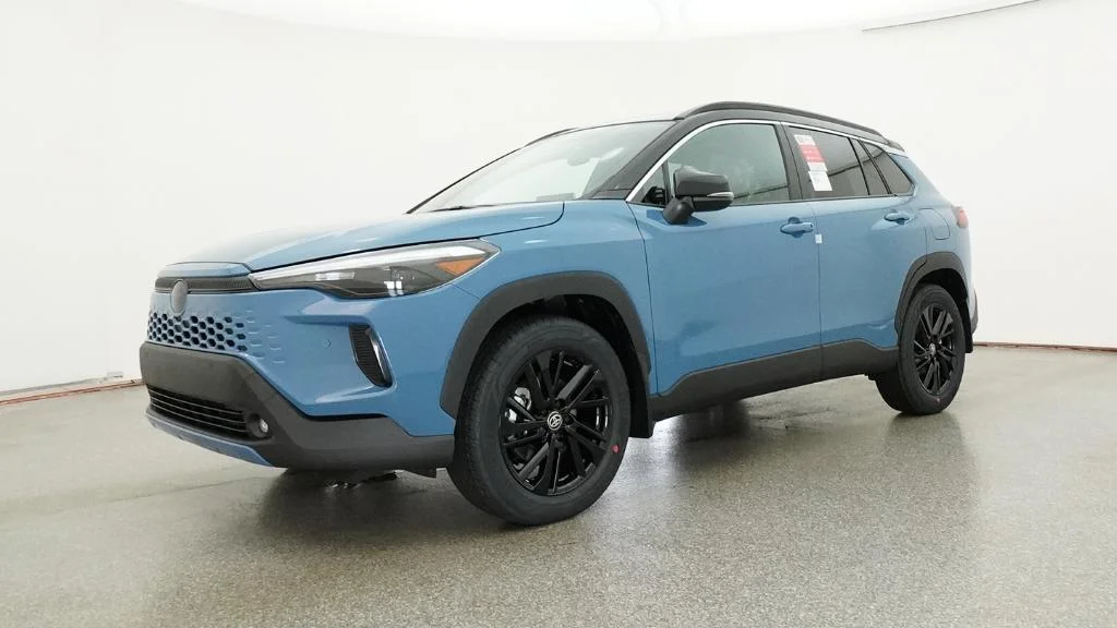 New 2026 Cavalry Blue with Jet Black roof Toyota Hybrid XSE image 48