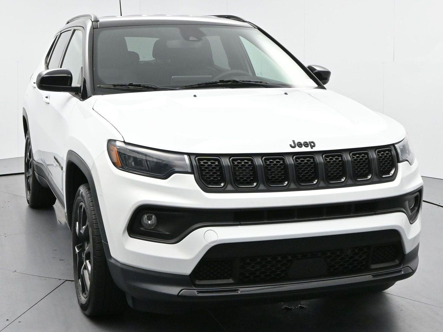 Used 2023 Bright White Clearcoat Jeep Altitude image 2