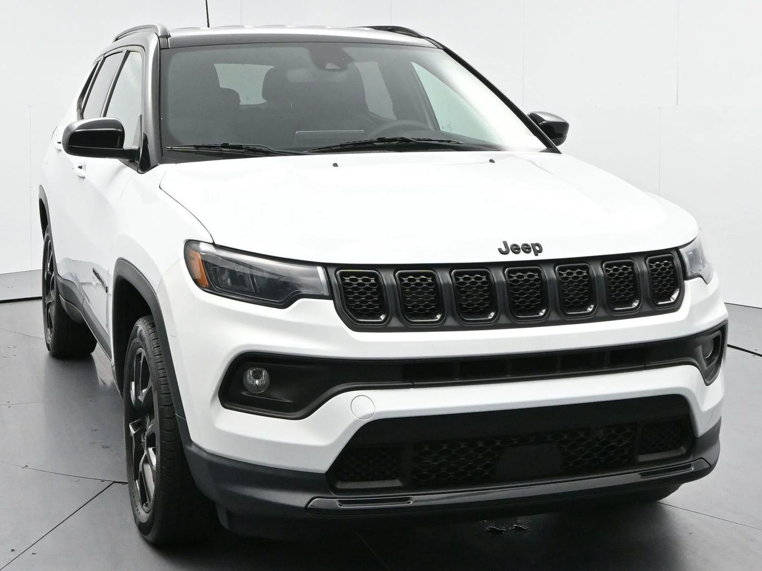 Used 2023 Bright White Clearcoat Jeep Altitude image 2