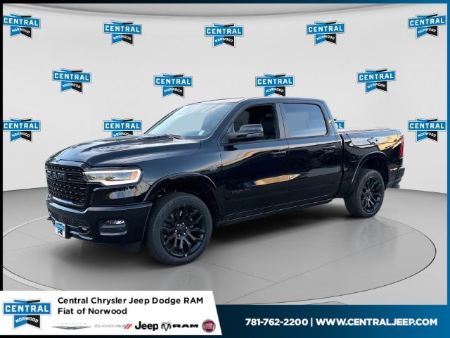New 2027 Diamond Black Crystal Pearl-Coat Exterior Paint Ram Limited image 1