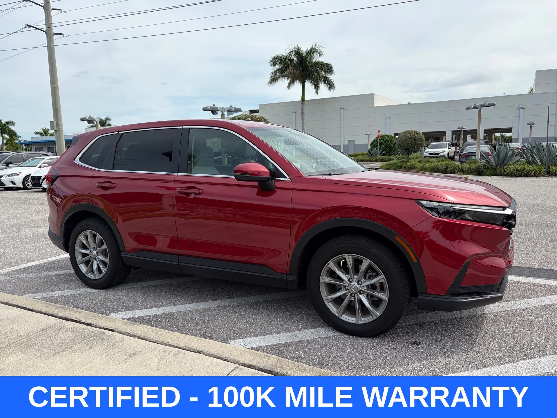 Certified Used 2024 Radiant Red Metallic Honda EX-L image 4