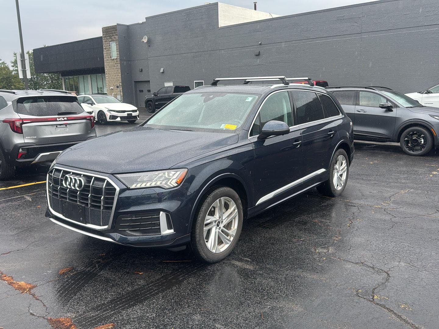 Used 2023 Waitomo Blue Metallic Audi Premium Plus image 4