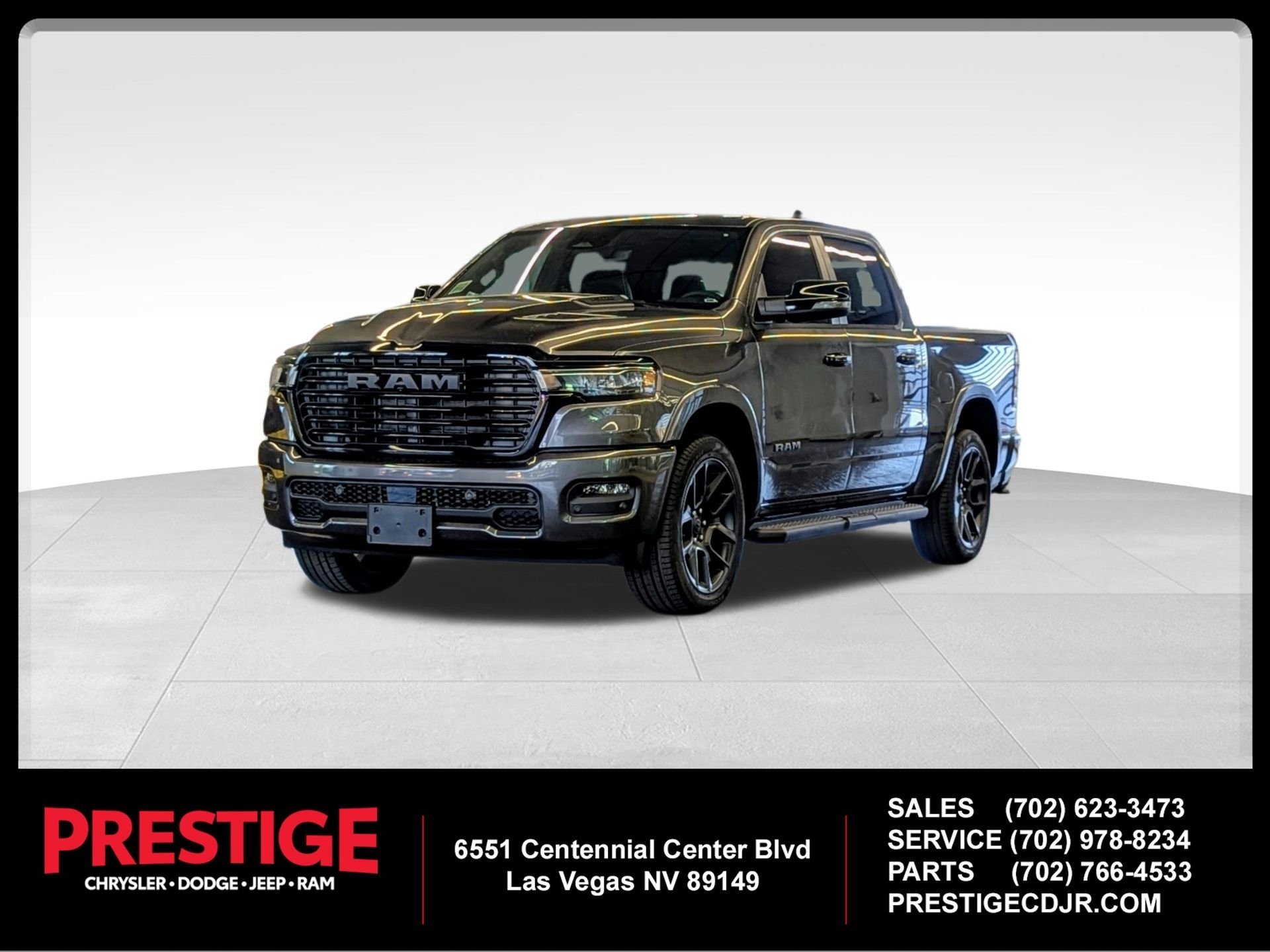 New 2026 Granite Crystal Metallic Clear-Coat Exterior Paint RAM Laramie image 1