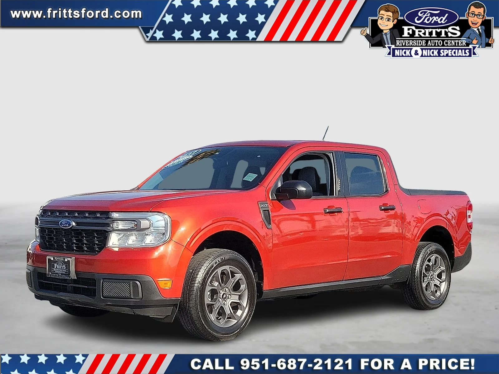 Certified Used 2023 Chili Pepper Red Ford XLT image 1