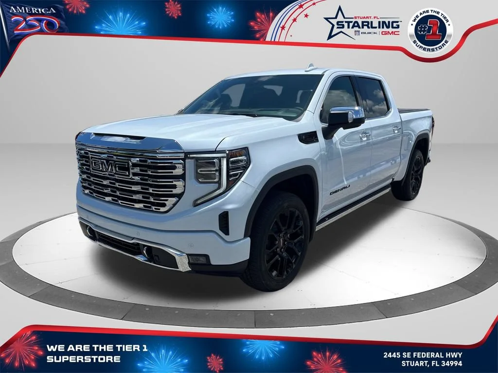 New 2026 Glacier White Tricoat GMC Denali image 1