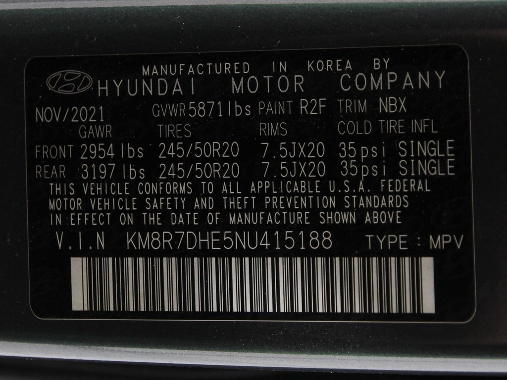 Used 2022 Rainforest Hyundai Calligraphy image 23