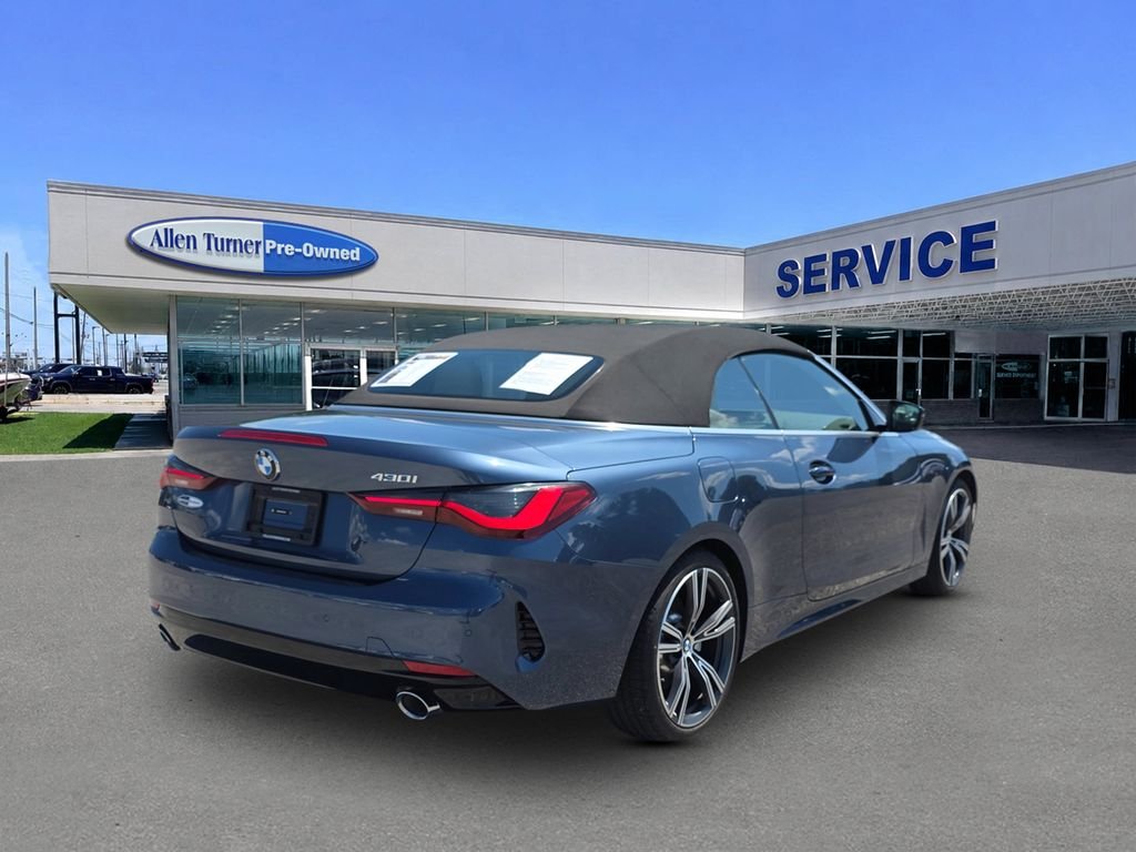Used 2024 Arctic Race Blue Metallic BMW 430i image 8