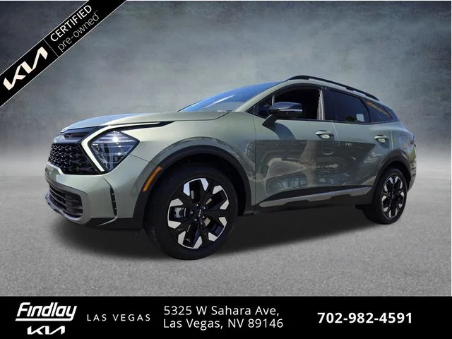 Certified Used 2024 Green Kia X-Line image 1