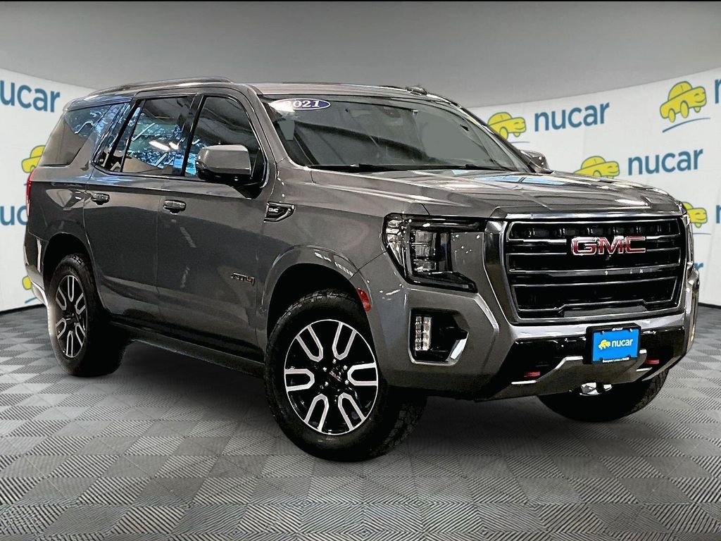 Used 2021 Gray GMC AT4 image 1