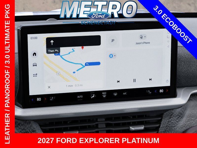New 2027 Agate Black Metallic Ford Platinum image 14