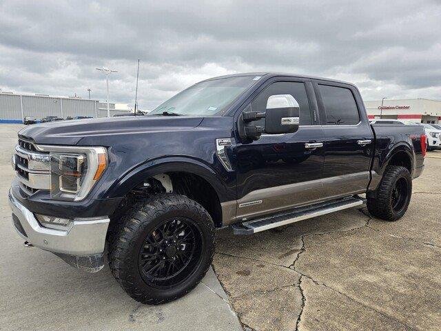 Used 2022 Antimatter Blue Metallic Ford LARIAT image 9