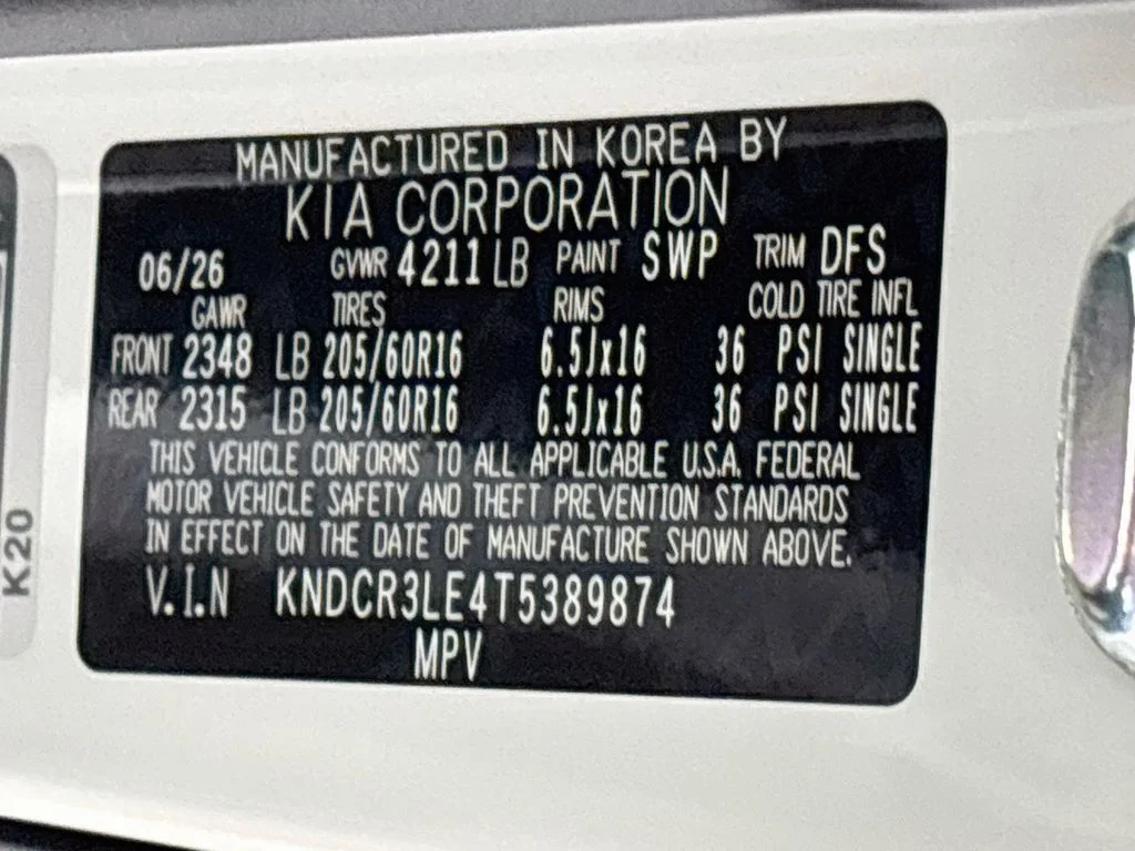 New 2026 Snow White Pearl Kia EX image 25