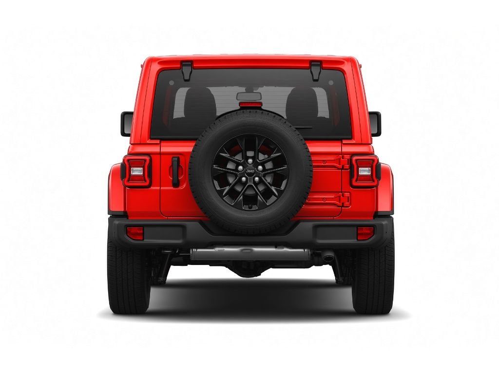 Used 2025 Firecracker Red Clearcoat Jeep Sahara image 5