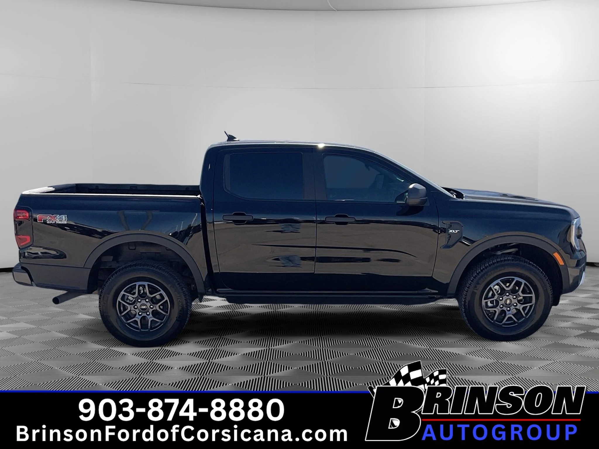 Used 2025 Shadow Black Ford XLT image 8