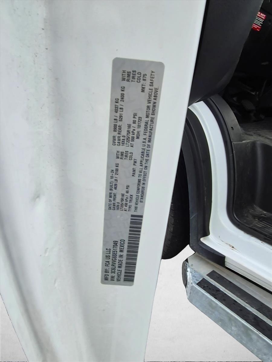 Used 2025 Bright White Clearcoat Ram Tradesman image 17
