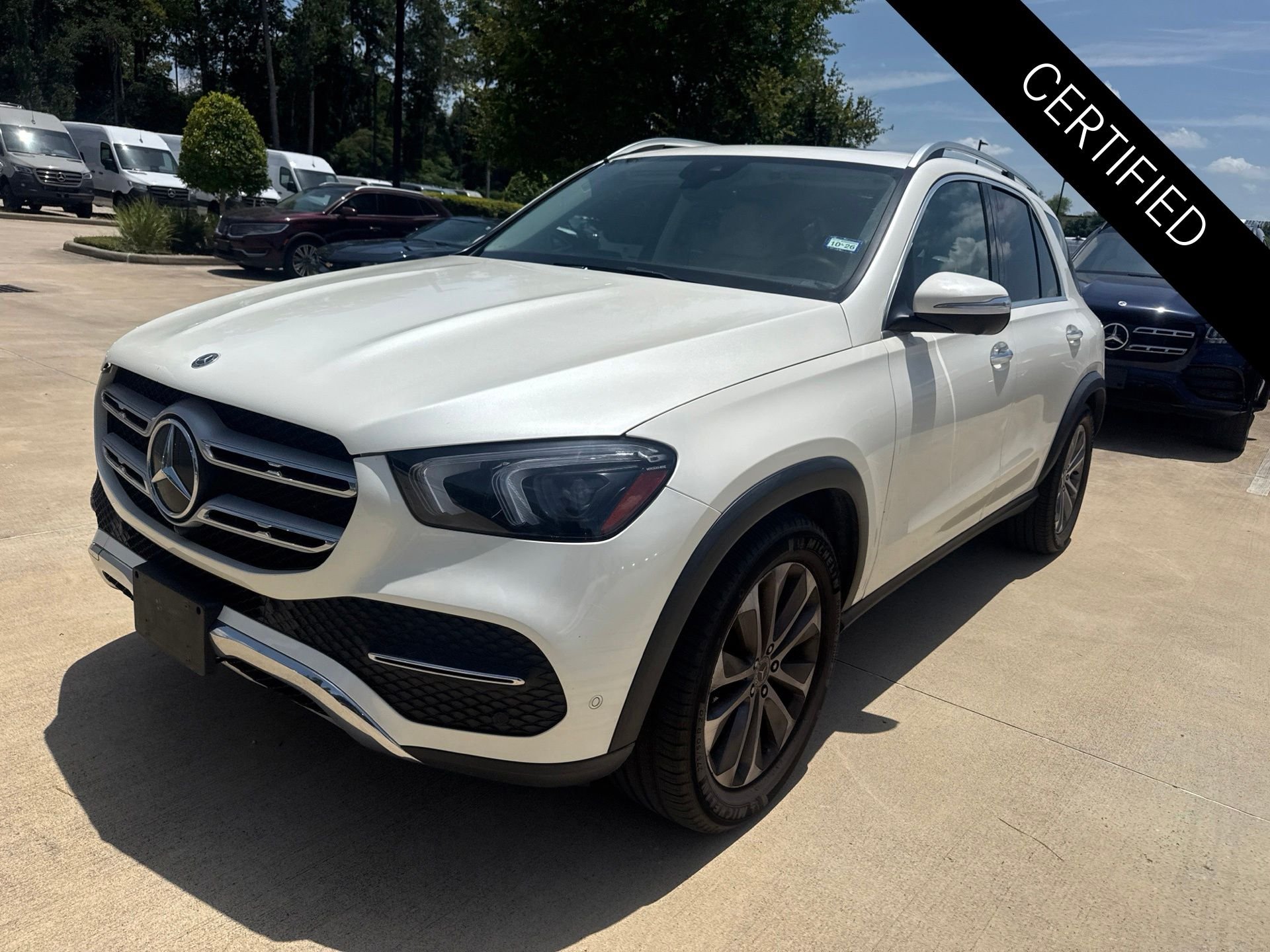 Certified Used 2021 designo Diamond White Metallic Mercedes-Benz GLE 350 image 8