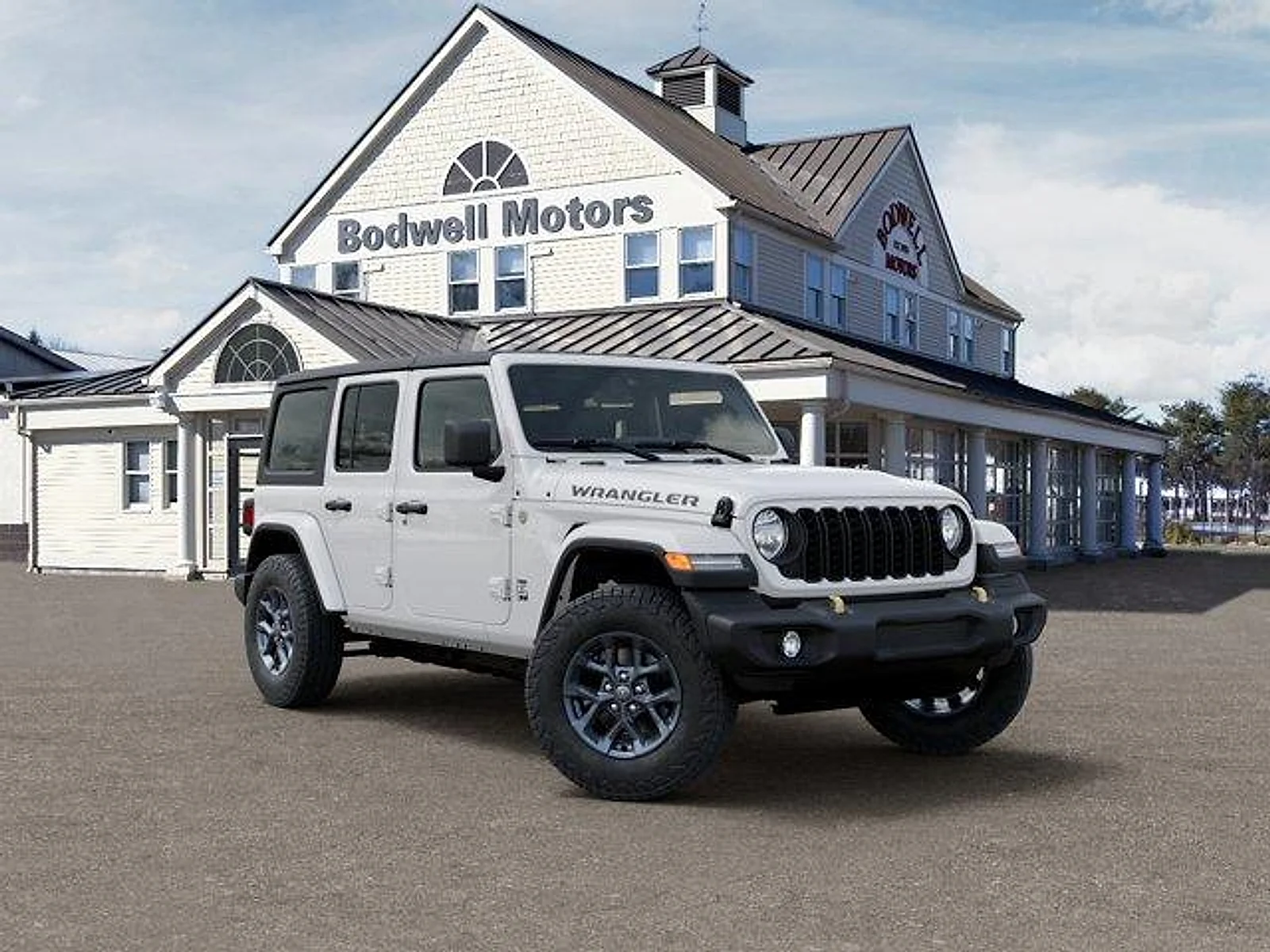 New 2026 Bright White Clear-Coat Exterior Paint Jeep 4-Door 85th Anniversary Edition image 5