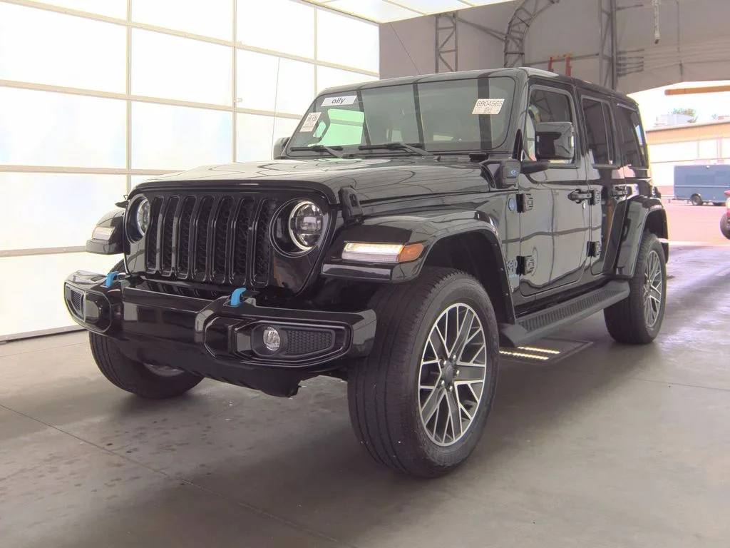 Used 2023 Black Jeep Sahara 4xe image 1