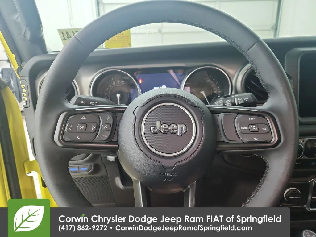 Certified Used 2023 Yellow Jeep Base 4xe image 13