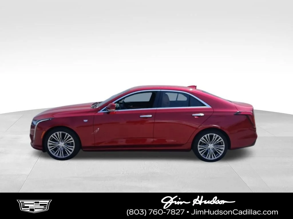 Radiant Red Tintcoat 2025 Cadillac CT4 Premium Luxury RWD Sedan Rear-Wheel Drive 8-Speed Automatic