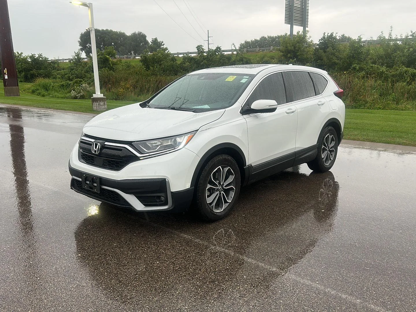 Used 2022 Platinum White Pearl Honda EX-L image 7