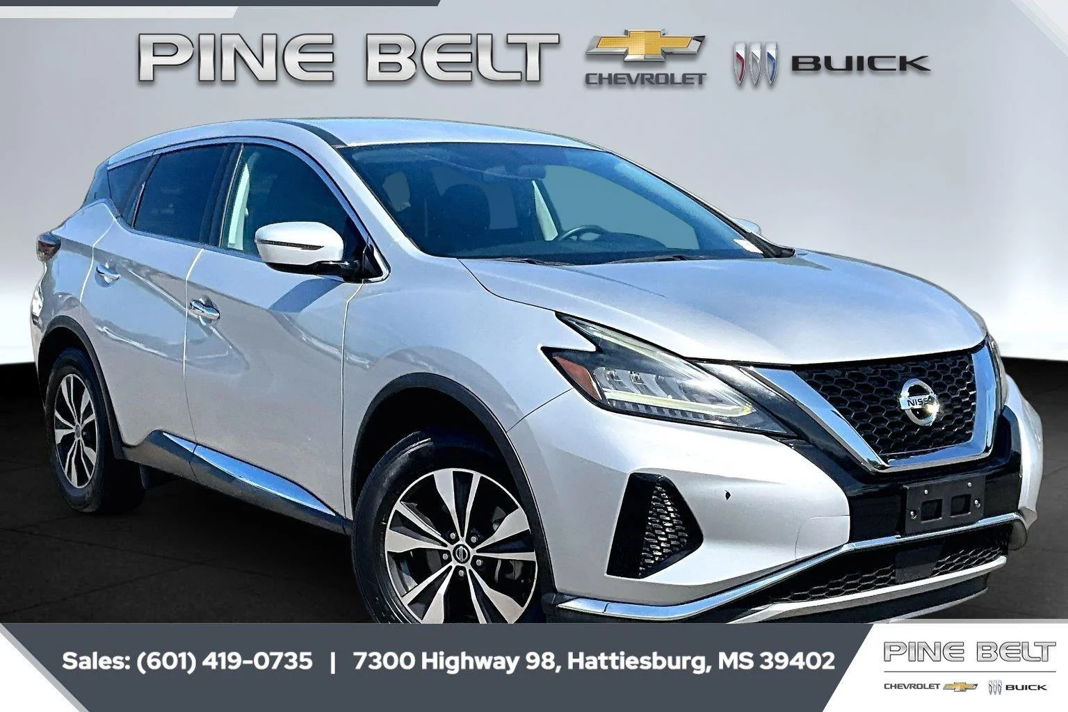 Used 2019 Brilliant Silver Metallic Nissan S image 1