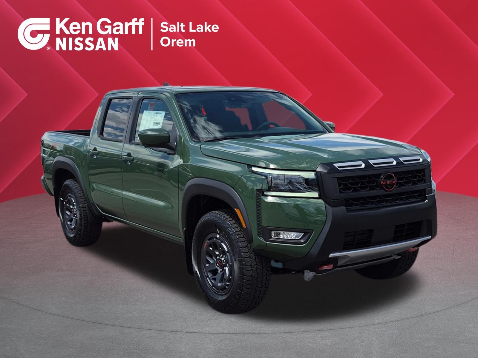 New 2026 Tactical Green Metallic Nissan Crew Cab PRO-4X® image 1