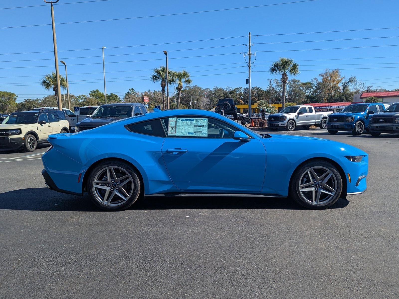 New 2026 Grabber Blue Metallic Ford EcoBoost Premium image 3