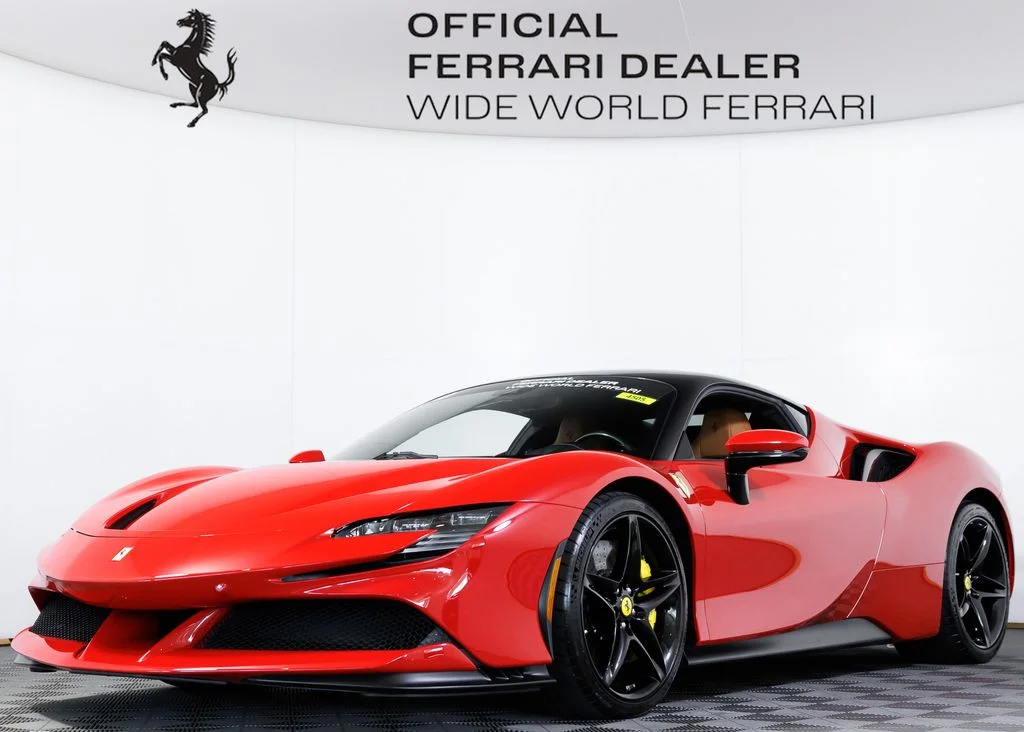 Certified Used 2022 Rosso Corsa Ferrari Base image 1