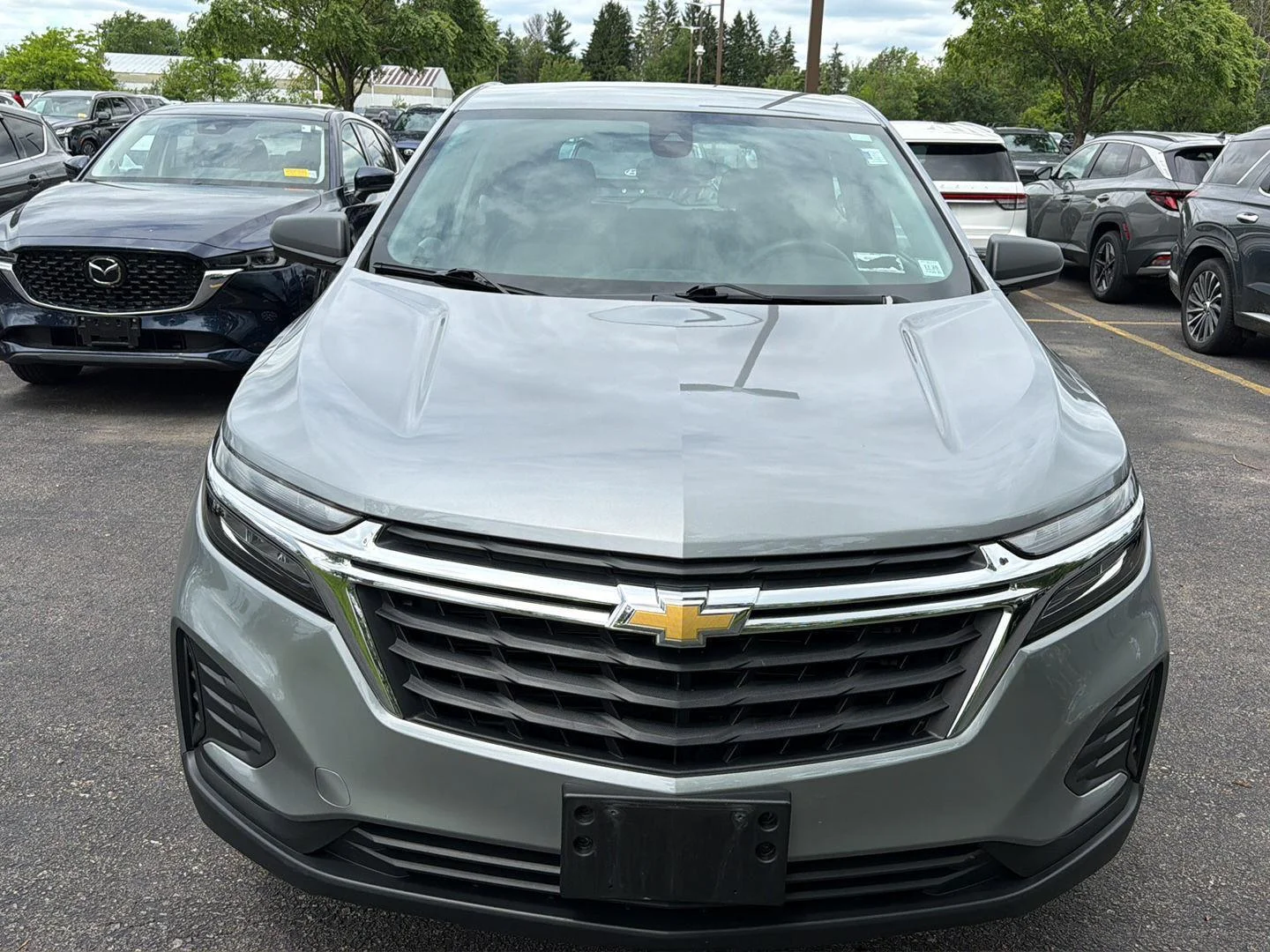 Used 2024 Sterling Gray Metallic Chevrolet LS image 2
