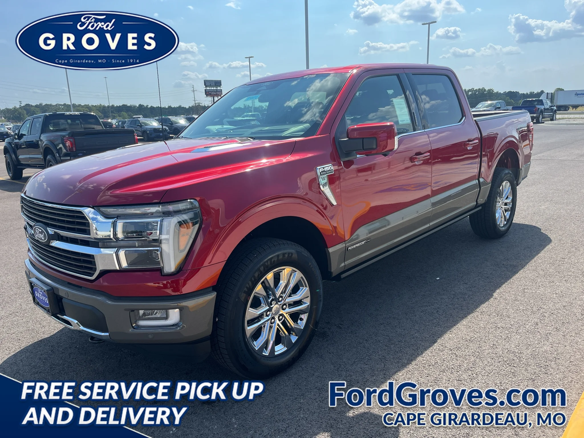 New 2026 Ruby Red Metallic Tinted Clearcoat Ford King Ranch® image 1