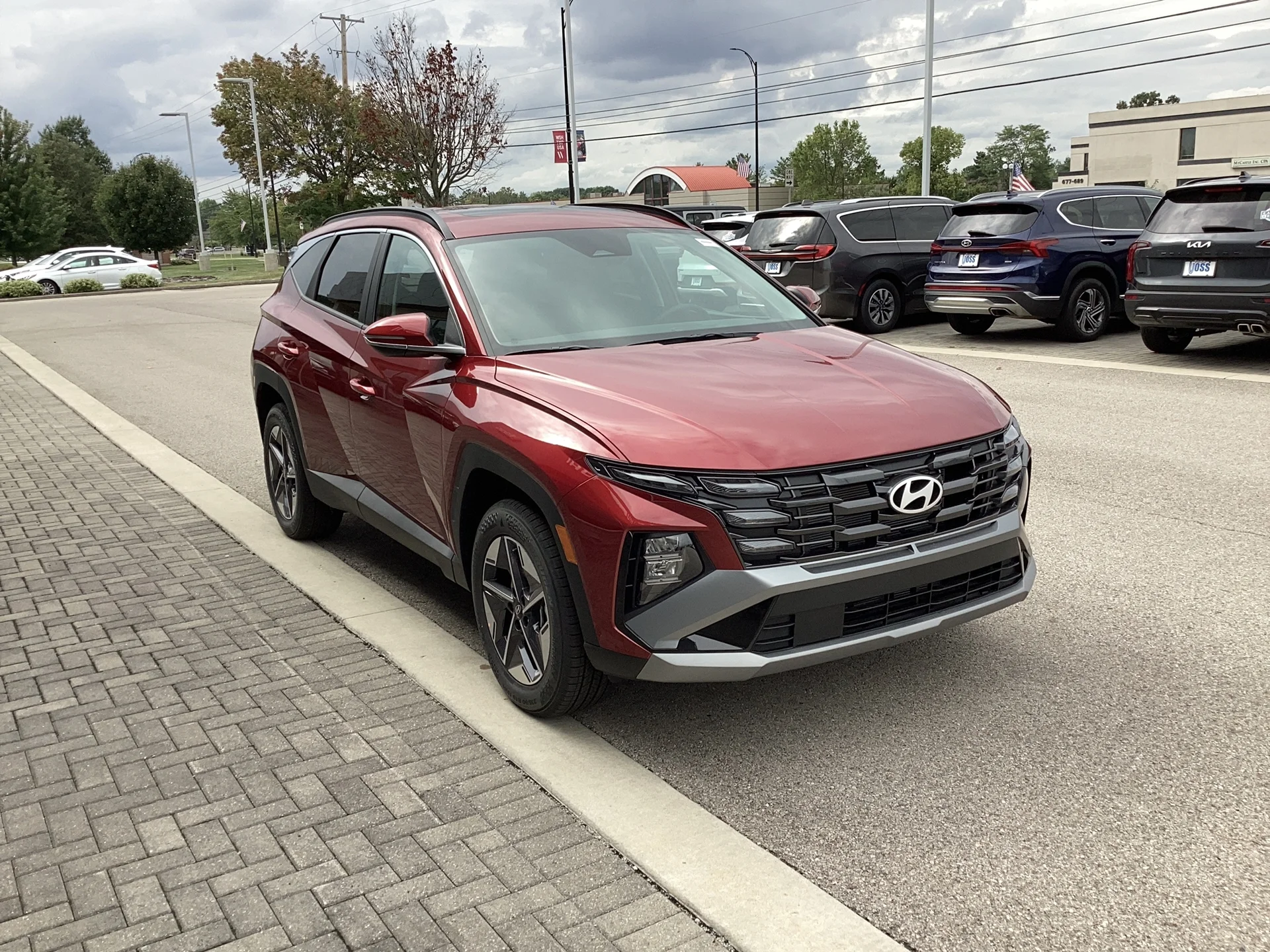 New 2026 Ultimate Red Pearl Hyundai SEL Premium image 3