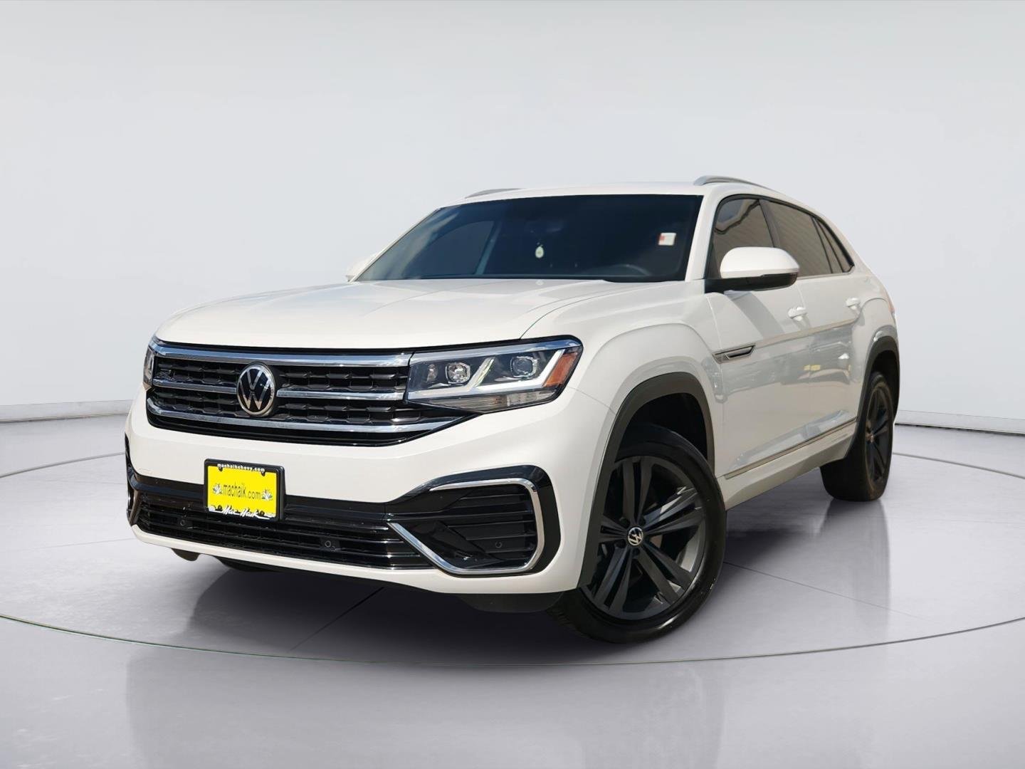 2021 Volkswagen Atlas Cross Sport 3.6L V6 SE w/Technology R-Line White at AutoNation USA Katy