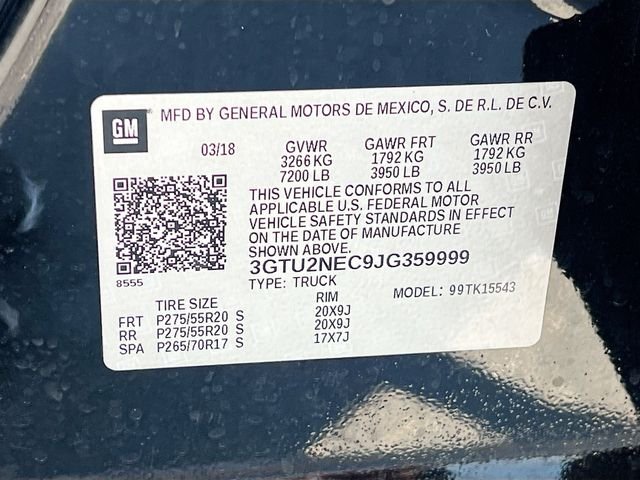 Used 2018 Black GMC SLT BLACK WIDOW image 12