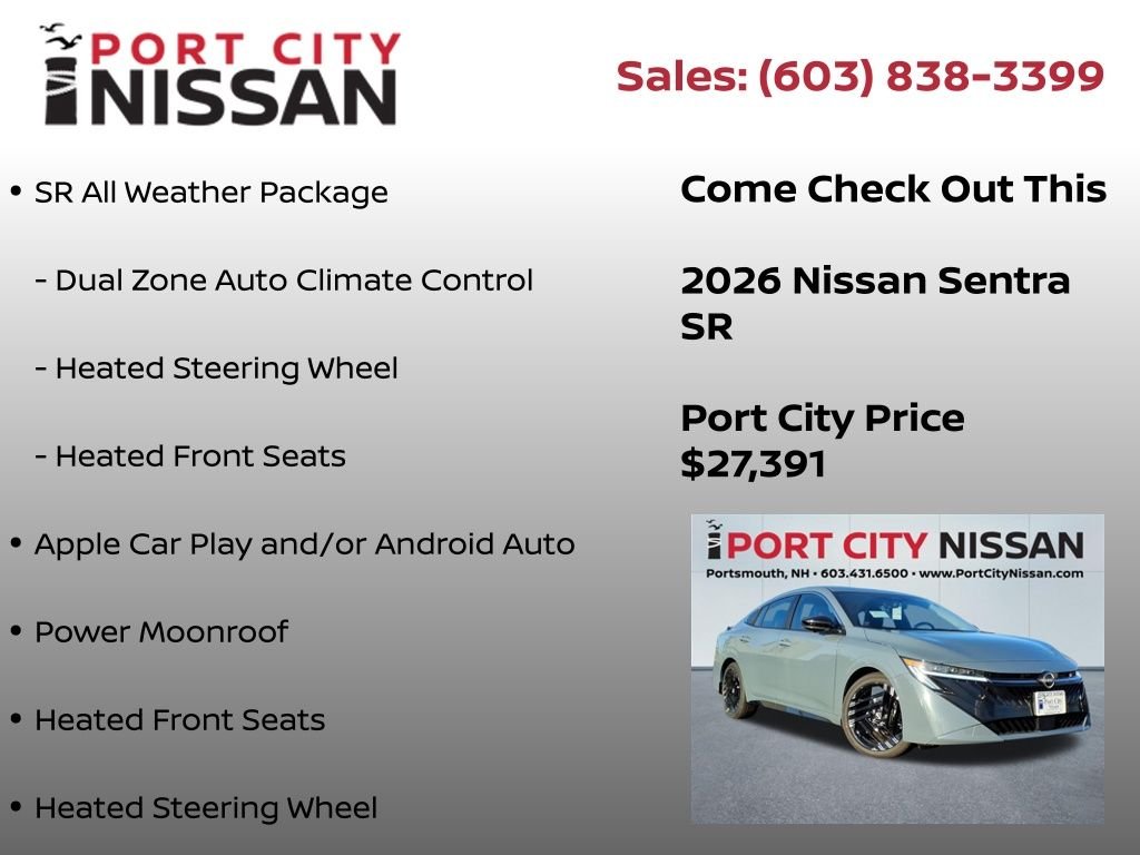 2026 Nissan Sentra SR - Photo 13