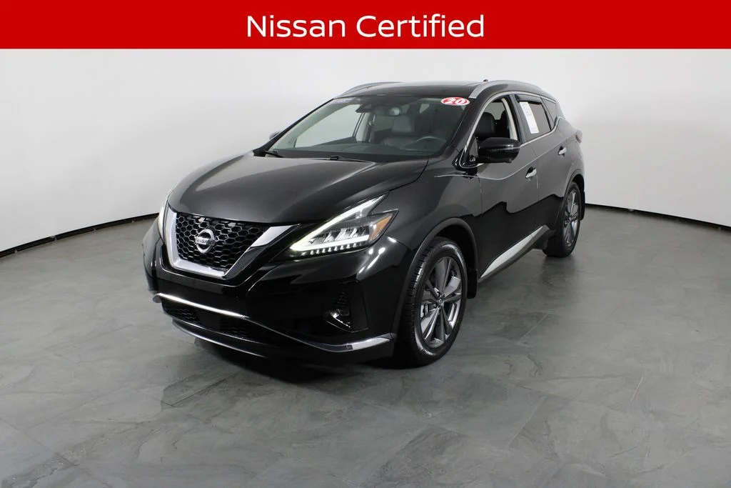 Certified Used 2020 Black Nissan Platinum image 2
