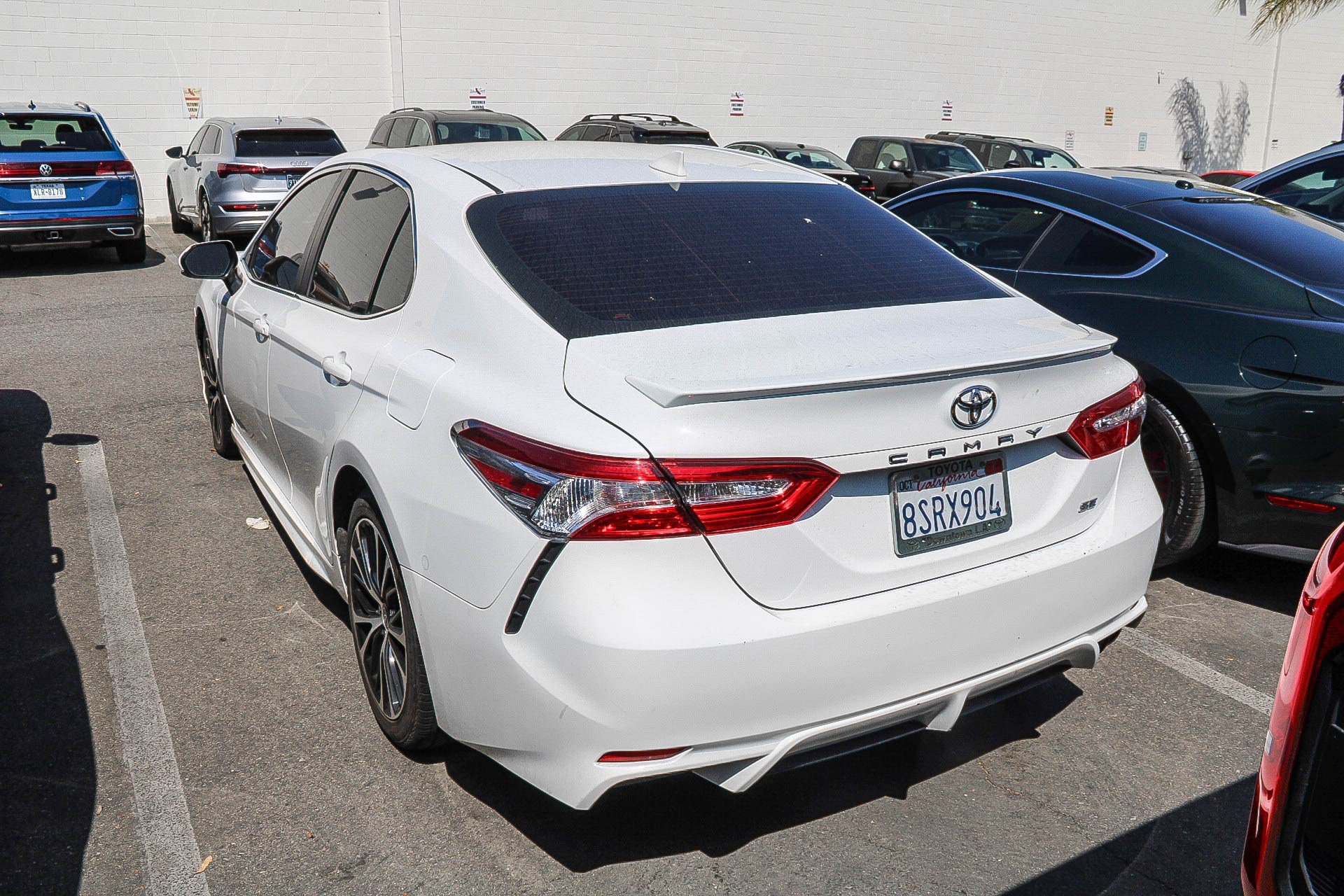 Certified Used 2020 Super White Toyota SE image 7