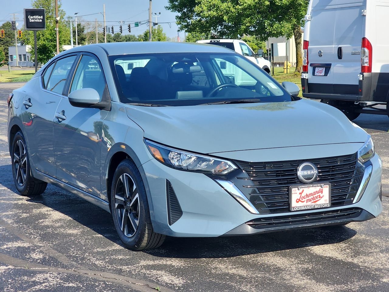 Used 2024 Atlantic Gray Metallic Nissan SV image 1