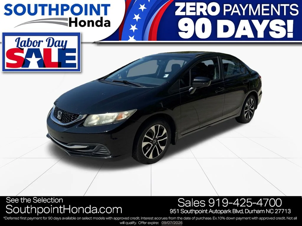 Used 2014 Crystal Black Pearl Honda EX image 3