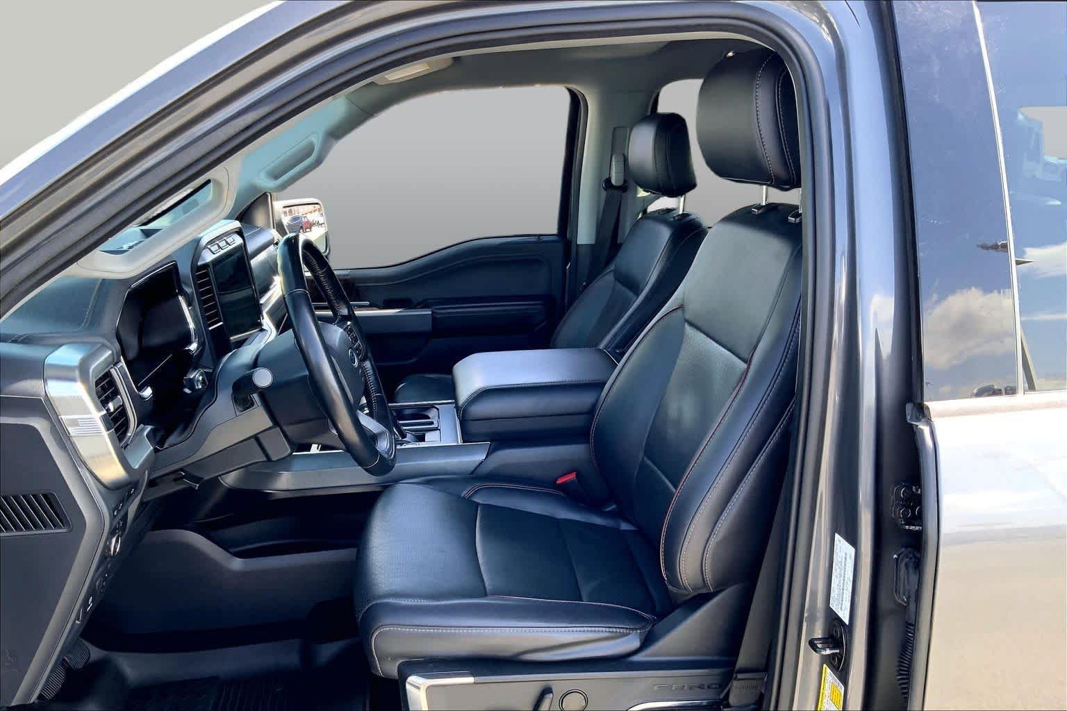 Certified Used 2021 Carbonized Gray Metallic Ford LARIAT image 8