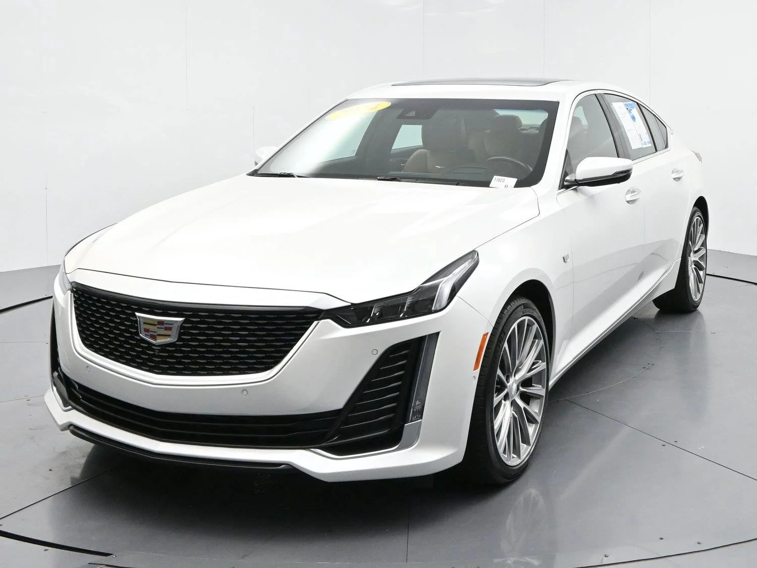 Used 2024 Crystal White Tricoat Cadillac Premium Luxury image 3