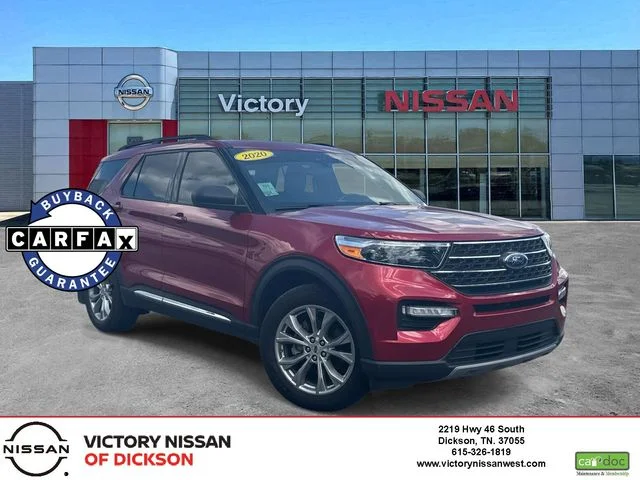 Used 2020 Red Ford XLT image 1