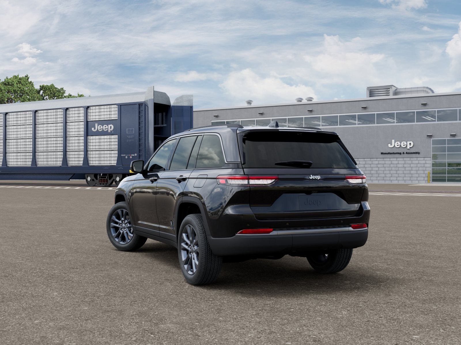 New 2026 Diamond Black Crystal Pearl-Coat Exterior Paint Jeep  image 3