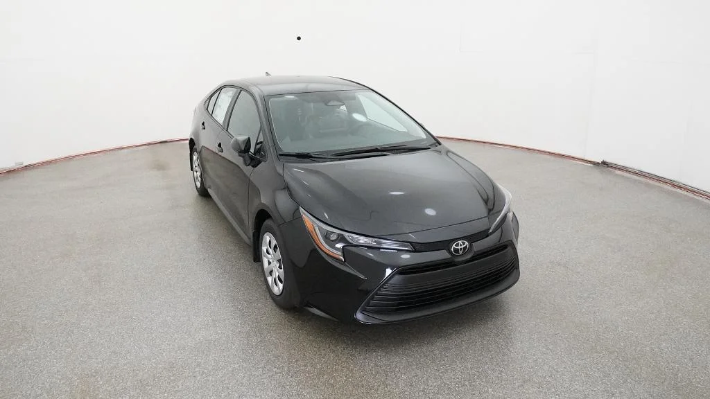 New 2026 Midnight Black Metallic Toyota LE image 8