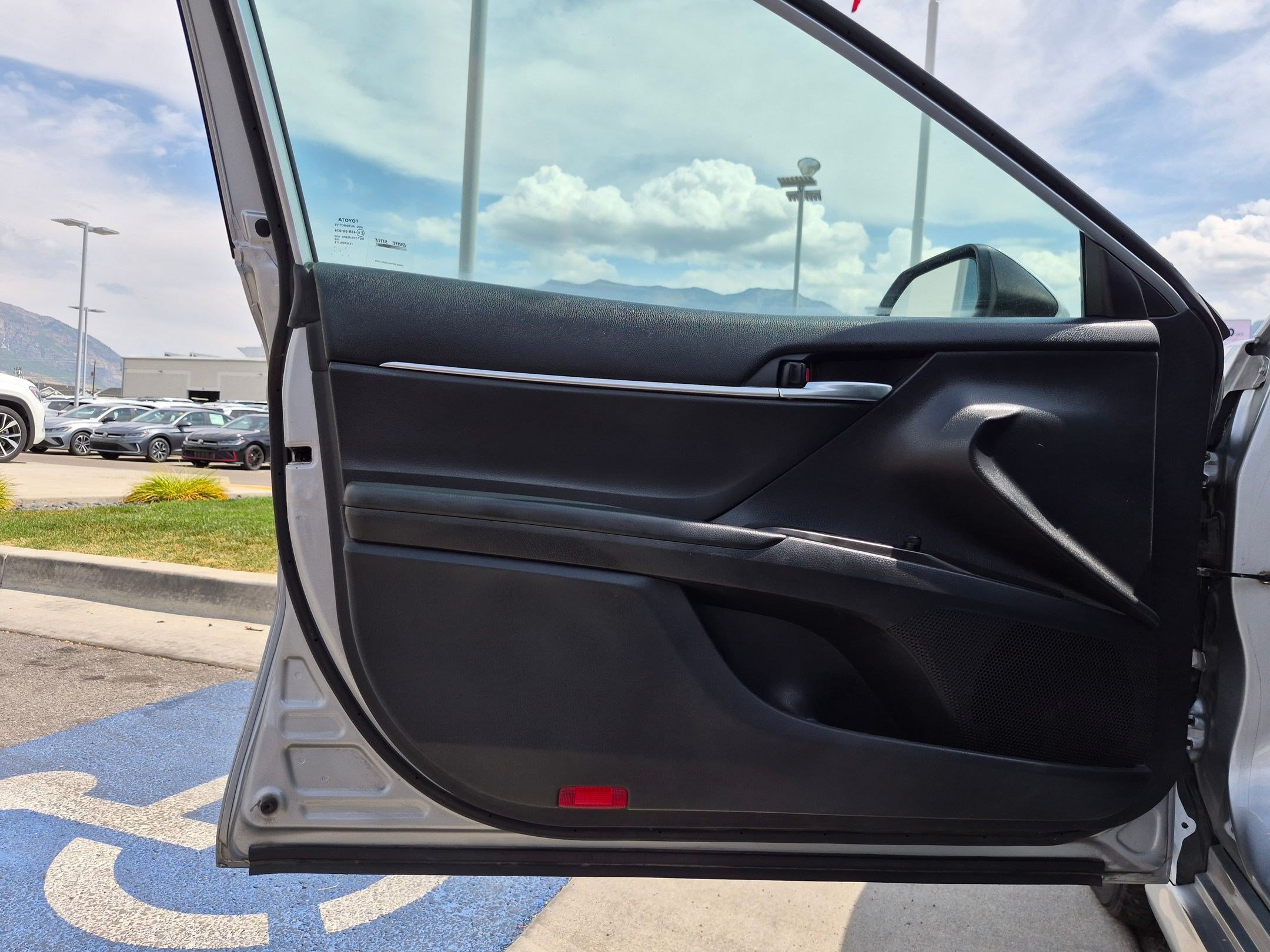 Used 2021 Celestial Silver Metallic Toyota LE image 11