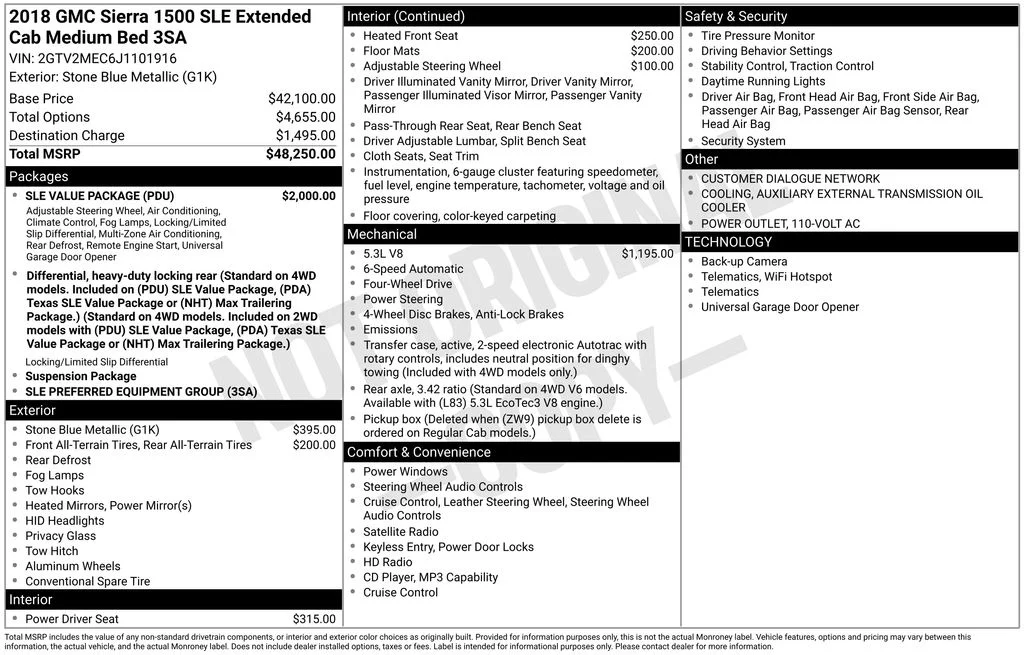 Used 2018 Blue GMC SLE image 6